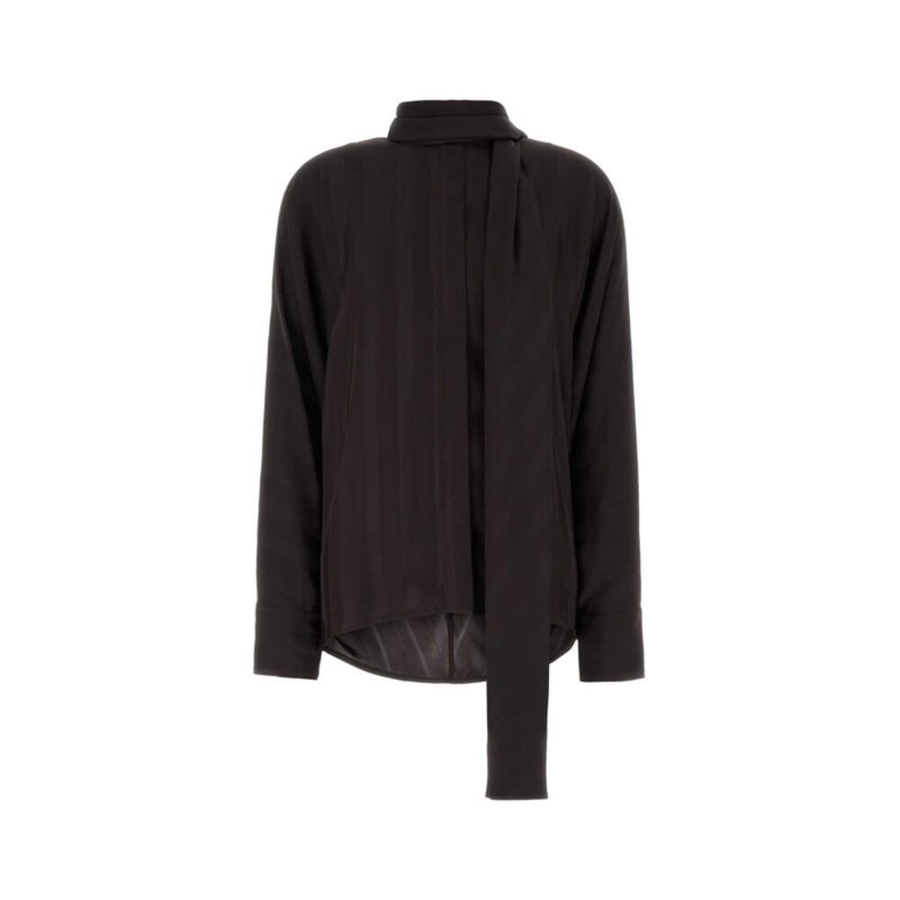 Sportmax Women Dark Brown Viscose Corsaro Shirt